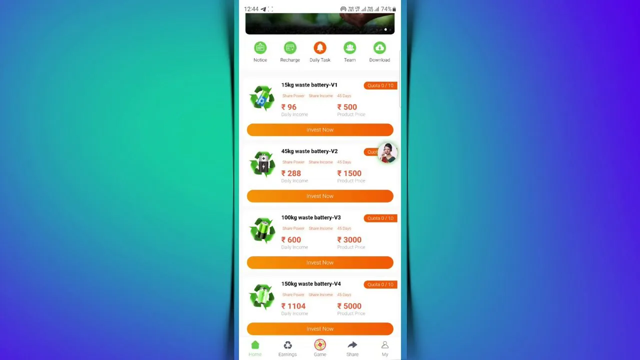 Levis Earning App