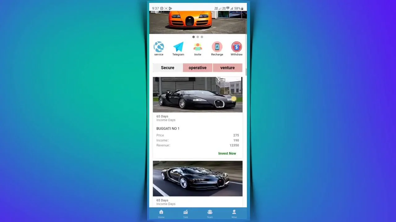 Buggati App